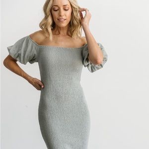 Sage color Baltic Born dress